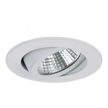 BRUMBERG SEVEN infälld LED-spotlight rund vit 3000K 7W 350mA vridbar