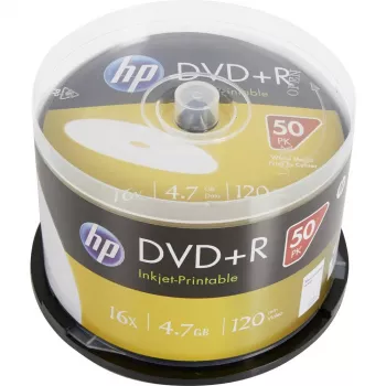 Verbatim DVD+R HP bläckstråleutskrivbar spindel (50 skivor) 16x 4,7GB AZO