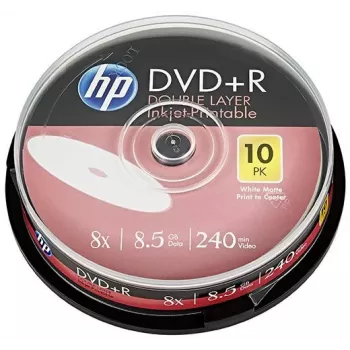 Verbatim DVD+R DL 8.5GB 8x HP Printable spindel (10 skivor)
