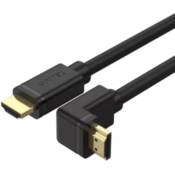 UNITEK Y-C1009 HDMI 2.0-kabel 270-graders vinklad 4K 3m svart