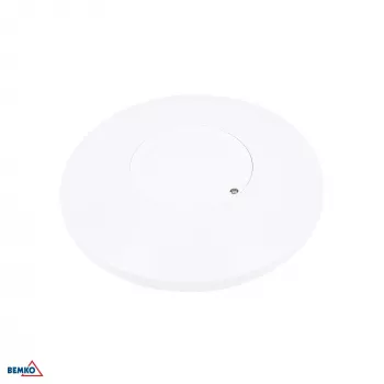 BEMKO mikrovågsrörelsedetektor 800W 360° IP20 rund vit