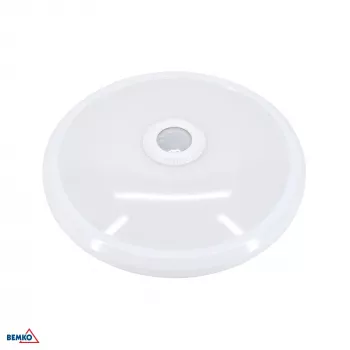 BEMKO DORIA LED-taklampa 12W 4000K 1000lm IP20 med PIR-sensor vit