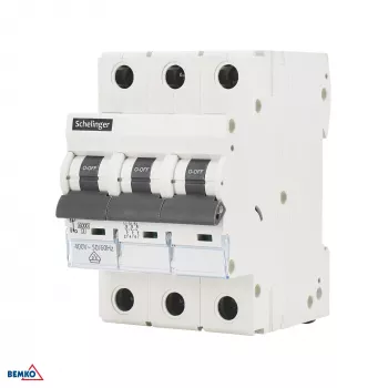 SCHELINGER dvärgbrytare 6kA 3P B 63A VDE