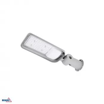 BEMKO JAZMIN LED-gatlykta 50W 4000K 6750lm IP65 ljusgrå