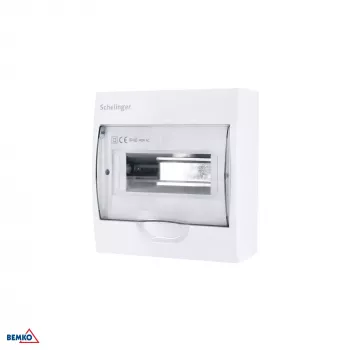 SCHELINGER A80-RDN-IP40-NPE-08P utanpåliggande fördelningscentral IP40 8N+8PE 1x8P