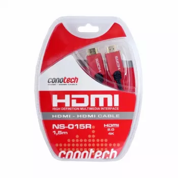 CONOTECH NS-015R HDMI 2.0-kabel 1,5 m svart