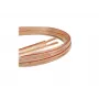 Libox högtalarkabel 2x2,50 mm² LB0009-50 ljudkabel 50 m transparent