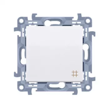 KONTAKT SIMON 10 modul vit mellanväxlande väggbrytare med skruvplintar 10AX 250V