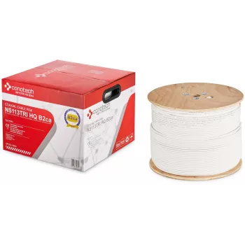 CONOTECH NS-113TRI HQ RG-6 koaxialkabel LSOH B2ca 500 m vit
