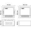 OXT T261 mini relä 1-kanal ZigBee TUYA smart switch