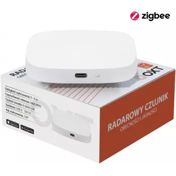 OXT T165 USB ZigBee Tuya millimeterradar närvaro- och ljussensor