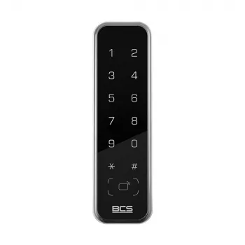 BCS BCS-L-CKRS-M8Z RS485 RFID-läsare, Mifare, 13,56 MHz, IP65, svart/grå