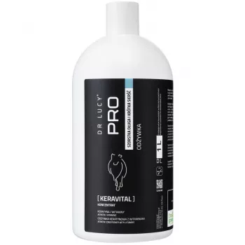 DR LUCY PRO KERAVITAL 1L - Keratin- och vitaminbalsam för hundar med lång, grov päls