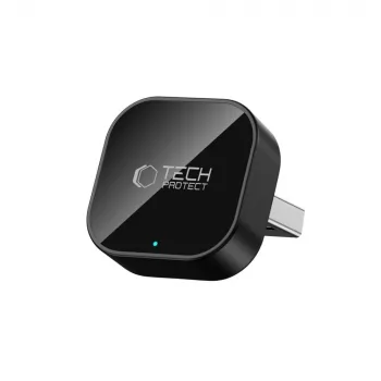 TECH-PROTECT ULTRABOOST CA01 Apple CarPlay / Android Auto adapter USB Bluetooth 5.4 matt svart
