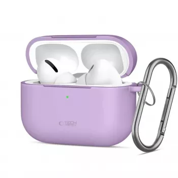 Tech-Protect AirPods Pro 3 silikonöronkrokar, lavendel