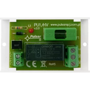 Pulsar AWZ514 Relämodul, 1x SPDT, 10-16V DC, 1A, skruvplintar
