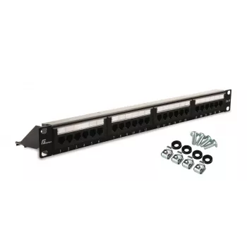 GETFORT PGF-6UTP24-B4 patchpanel UTP Cat.6 24 portar 1U svart