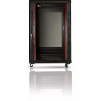 GETFORT 19 inch 15U fristående skåp 600x800 mm svart