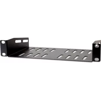 Getfort HGF-30H-WB 10 inch 1U fast hylla för kabinett, svart, 150 mm djup, 10 kg bärförmåga