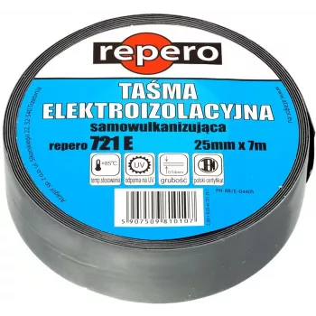 REPERO WTE721EX-0019-07 självvulkaniserande band 19 mm x 7 m svart