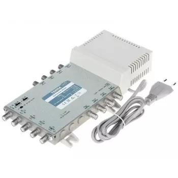 TERRA multiswitch MR-508 5 in/8 ut satellit- och markdistributionsförstärkare