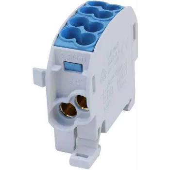 SIMET SCB 25 grenfördelningsblock Al/Cu 80-110 SIMBLOCK, blå 81501003