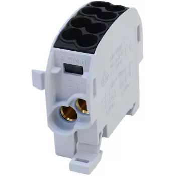 SIMET SCB 25 Al/Cu 80110 SIMBLOCK grenfördelningsblock, svart 81501007