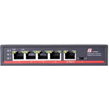 GETFORT GF-105-4PG-PD-90 PoE-switch 4 GE + 1 GE 90W (PoE-In)