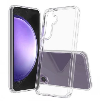 SCREENOR bumper skal för Samsung Galaxy S24 FE, transparent
