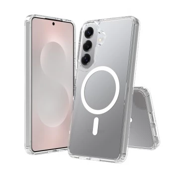 SCREENOR Bumper Case för Samsung S26+, Magnetic Clear