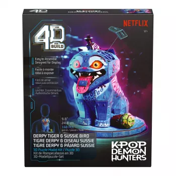SPINMASTER 4D Build - K-Pop Demon Hunters - Derpy Tiger and Sussie Bird 3D pusselmodellbyggsats