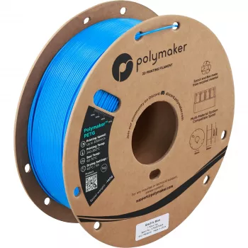 Polymaker PETG 3D-skrivarfilament, 1,75 mm, 1 kg, Electric Blue (PB05012)