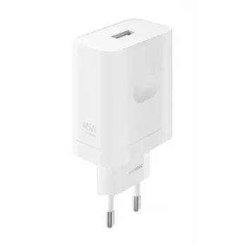 Realme 45W SuperVOOC USB-A väggladdare, vit