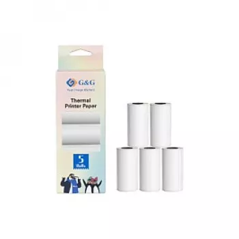 G&G Thermal Paper 5 Rolls 57 x 30 mm 6.6 m Length (21690)
