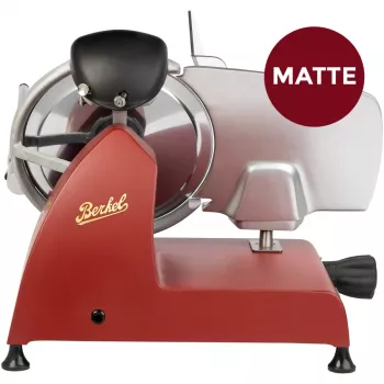 Berkel Red Line RL 250 röd matt skärmaskin - 250mm klinga, 190W, elektrisk
