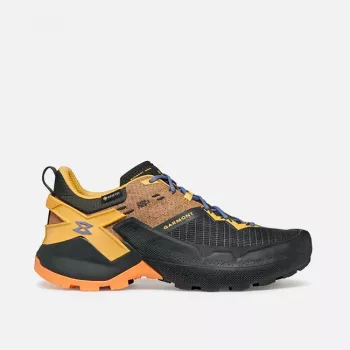 Garmont 9.81 Onyx GTX approachskor för dam – Raven Black/Mock Orange, storlek 37