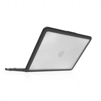 STM Dux Ultra skal för Apple MacBook Neo, svart/transparent