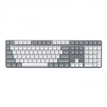 Satechi SM3 Slim Mechanical Backlit Bluetooth Keyboard - Full Size med numeriskt tangentbord (vit LED)