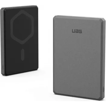 Urban Armor Gear UAG Ultra Slim Rugged powerbank magnetisk trådlös laddare 5000 mAh 20W svart