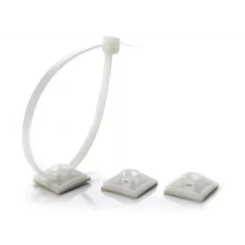 TRYTYT självhäftande kabelbindsfäste HW-3AC vit (100 st)