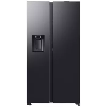 Samsung RS80F64KEFEO amerikansk kyl-frys, 615L, Total No Frost, vatten- och isdispenser med vattenanslutning, rostfritt utseende