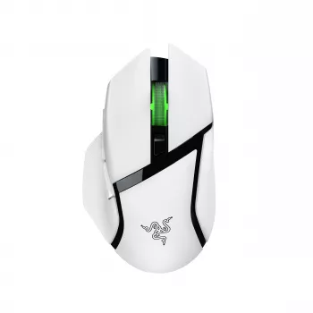 Razer Basilisk V3 X HyperSpeed trådlös gamingmus – vit