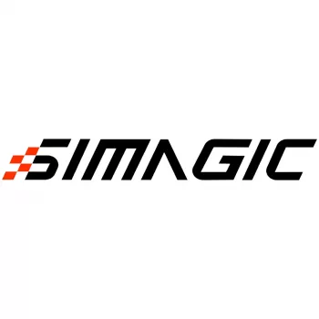 Simagic fotmatta - svart / röd