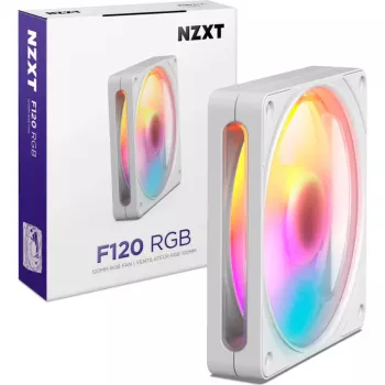 NZXT F120 RGB vit 120mm chassifläkt