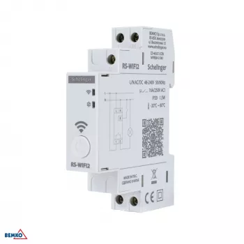 SCHELINGER A26-RS-WIFI2 astronomisk timer, Wi-Fi, 1 kanal, 48-240V AC/DC, 16A, DIN-skena