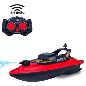 JAMARA Fire Speed RC brandsläckningsbåt 2,4 GHz med vattenstrålefunktion