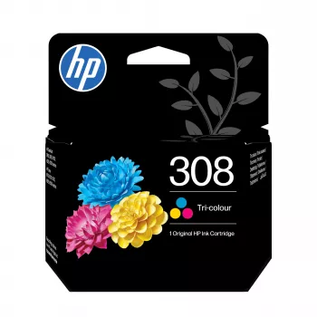 HP 308 original bläckpatron, trefärgad