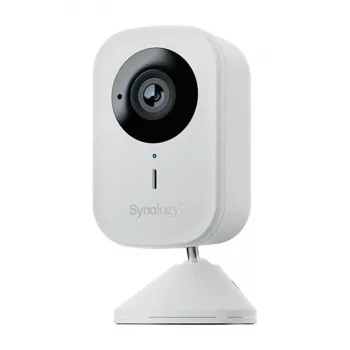 Synology CC410W 4MP AI-baserad Wi-Fi-kubkamera med 360°-panoramavy, tvåvägsljud, IP67, PoE