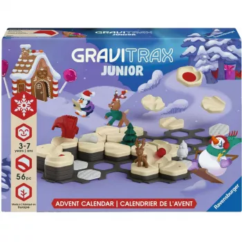 Ravensburger GraviTrax Junior adventskalender – 24 dagar med kulbanöverraskningar