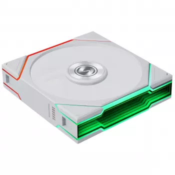 Lian Li UNI FAN TL FLEX Wireless ARGB Reverse Blade 120mm fläkt – vit